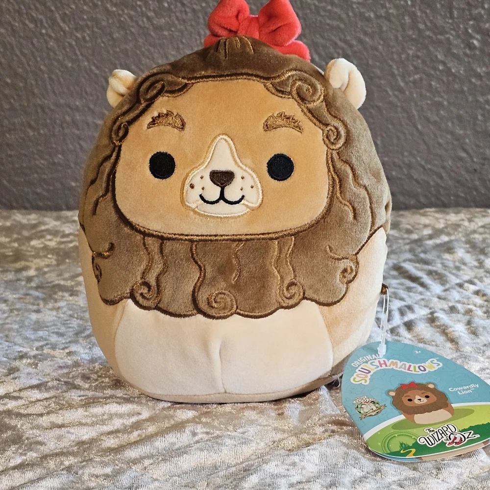 Squishmallows Brown and Cream Plush Lion Toy